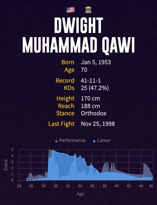 Dwight Muhammad Qawi's boxing career
