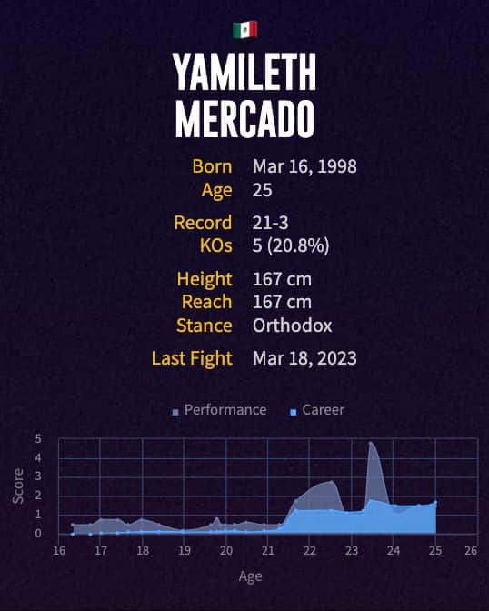 Yamileth Mercado's boxing career
